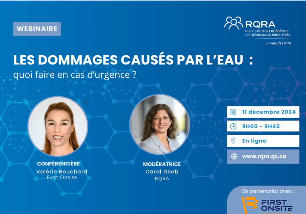 Les dommages causés par l’eau: quoi faire en cas d’urgence ?