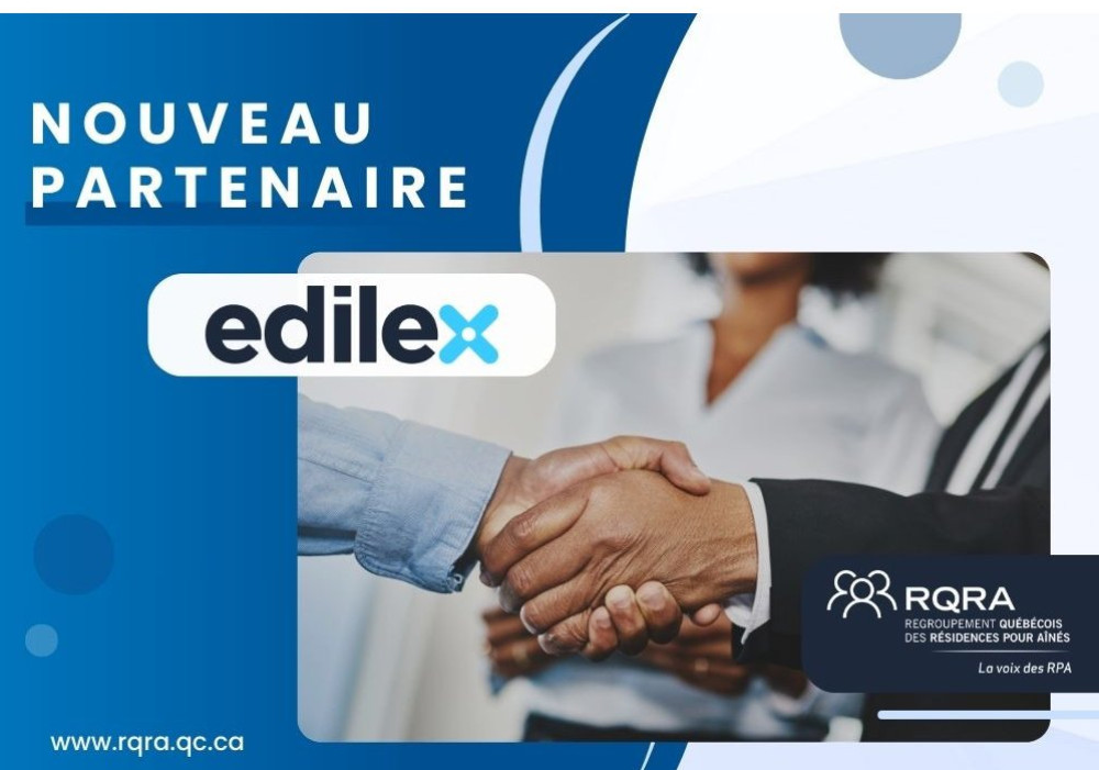 Nouveau partenaire du RQRA : Edilex !