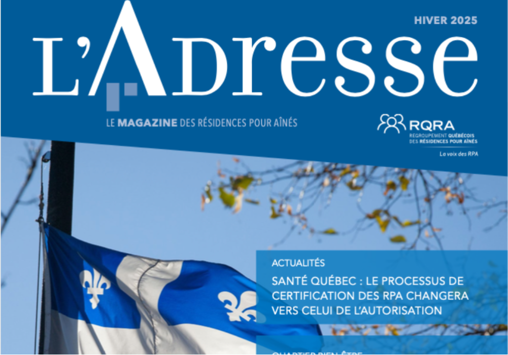 L’édition hiver 2025 de l’Adresse est disponible!