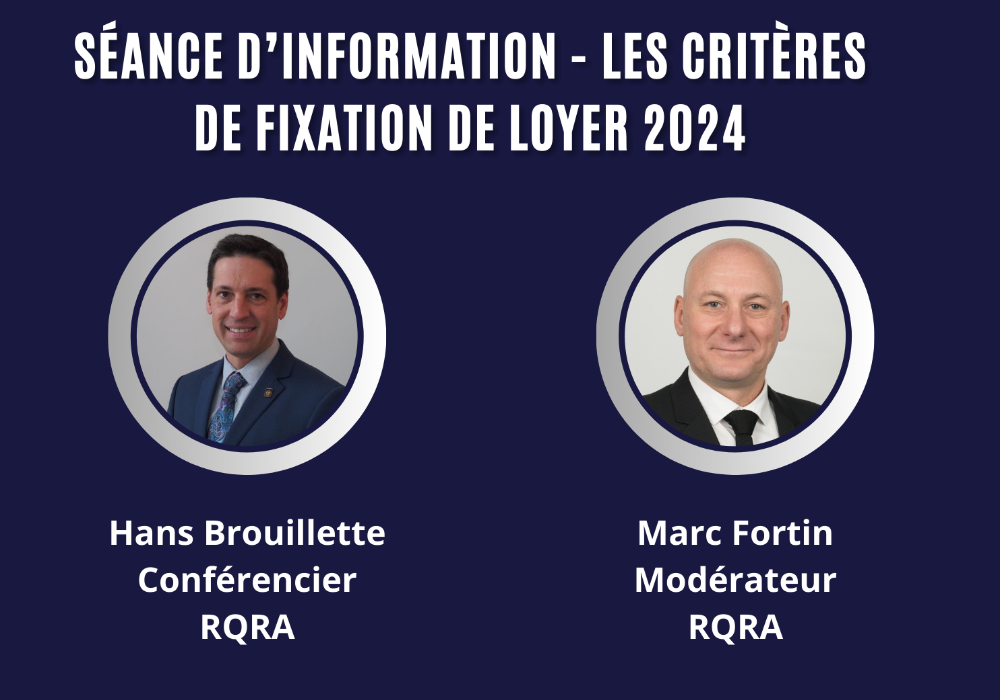 Visionnez la séance d’information sur les critères de fixation de loyer 2024 !